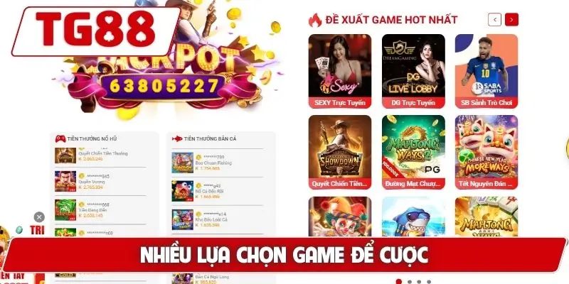 TG88 ⭐ Nhà Cái Uy Tín T9/2026 | Tải TG 88 Chính Thức Bú Liền 88K 23 Nhiều lựa chọn game để cược